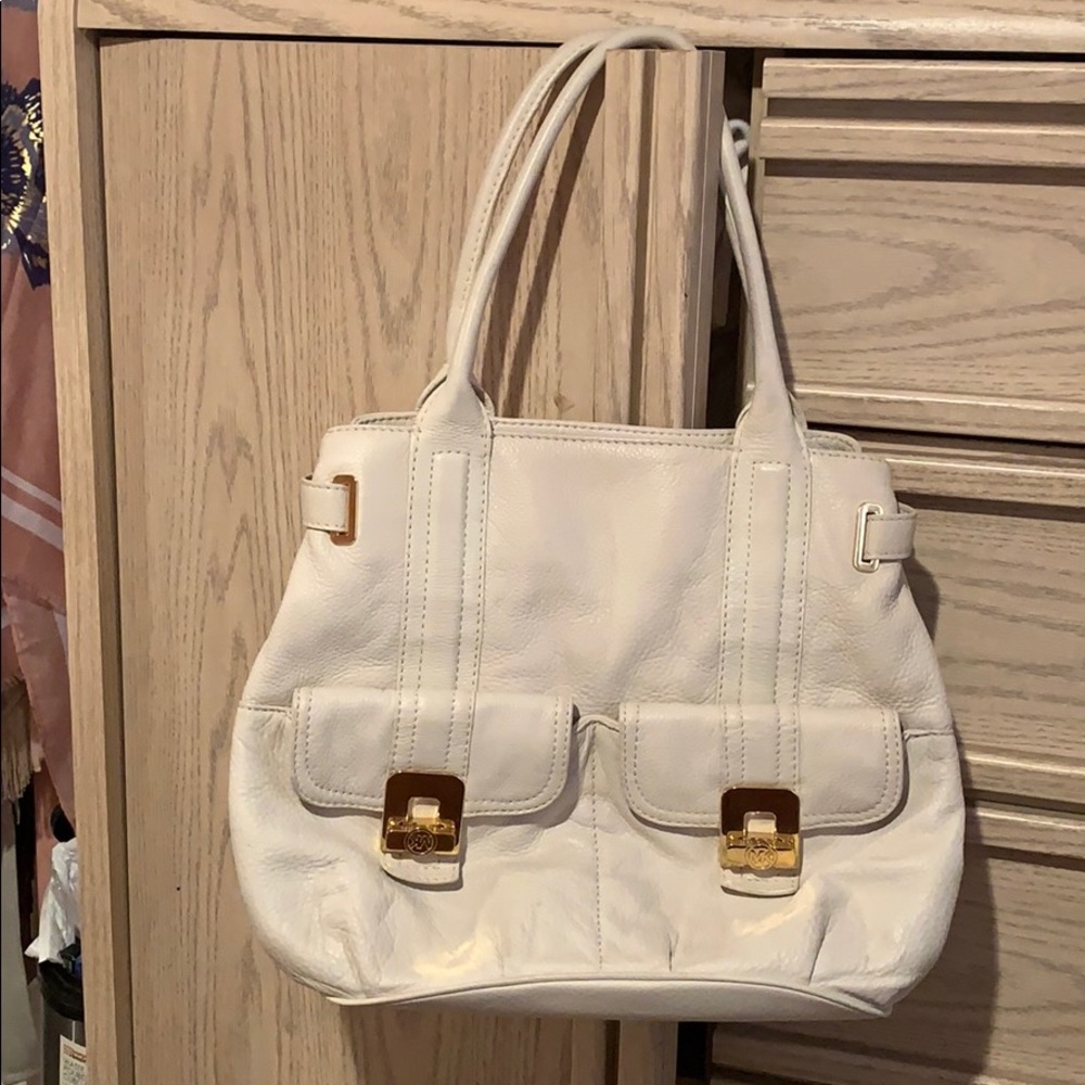 Michael Kors Soft Sided White Purse